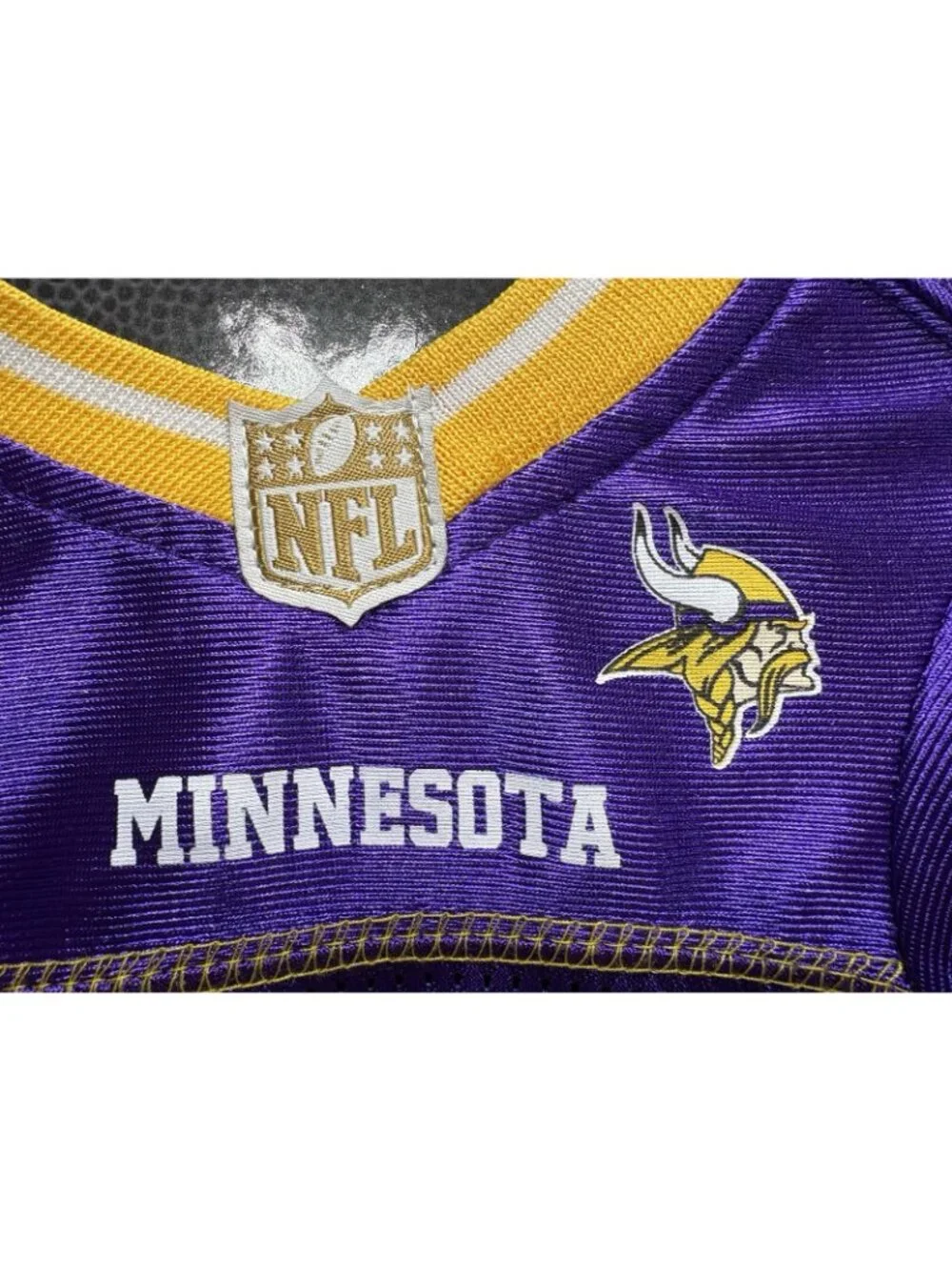 NFL Official Minnesota Vikings Pet Football Jersey Wear Dog Size M Medium NEW